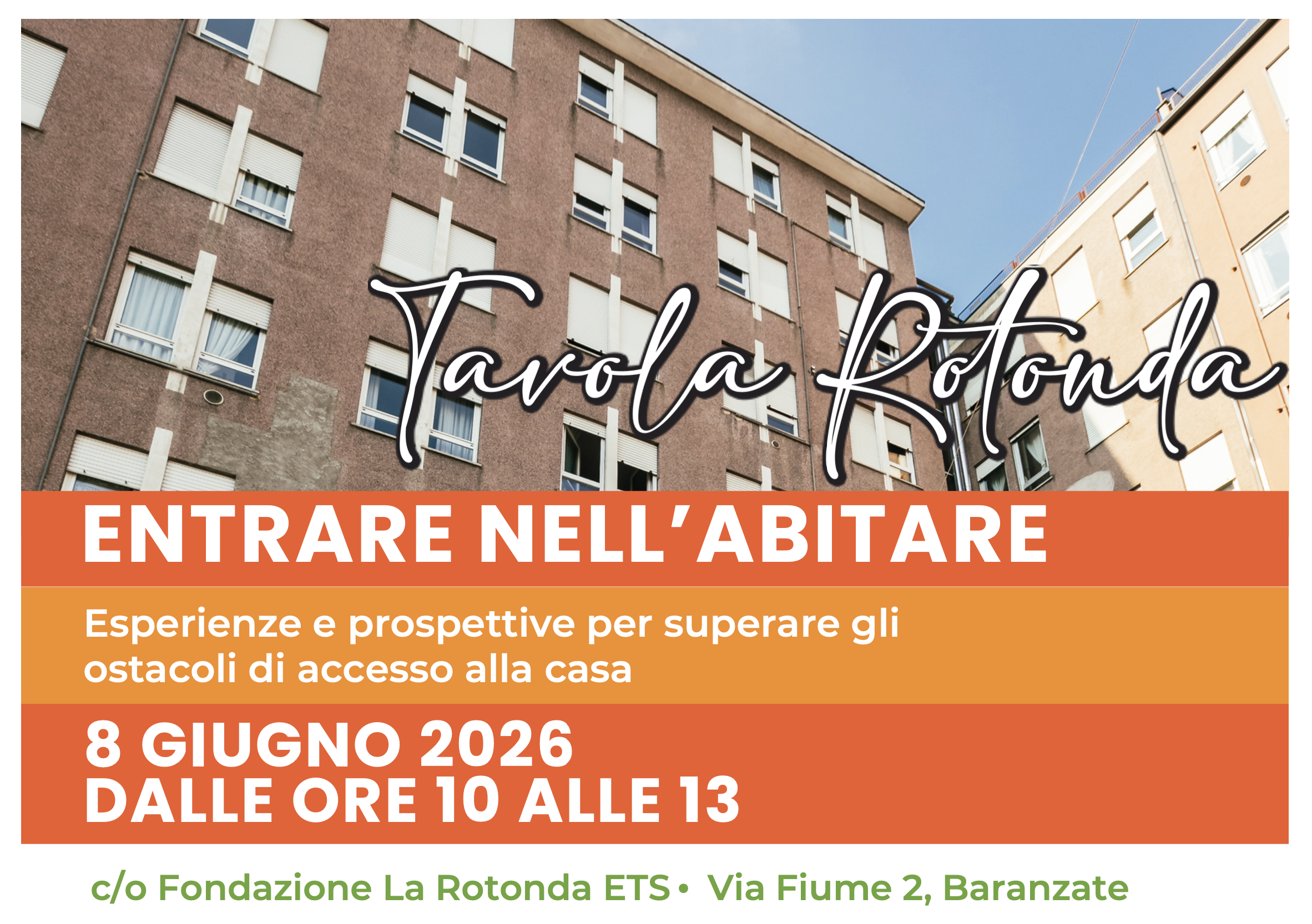 Contributo OCA alla Tavola Rotonda “Entrare nell’abitare” a Baranzate